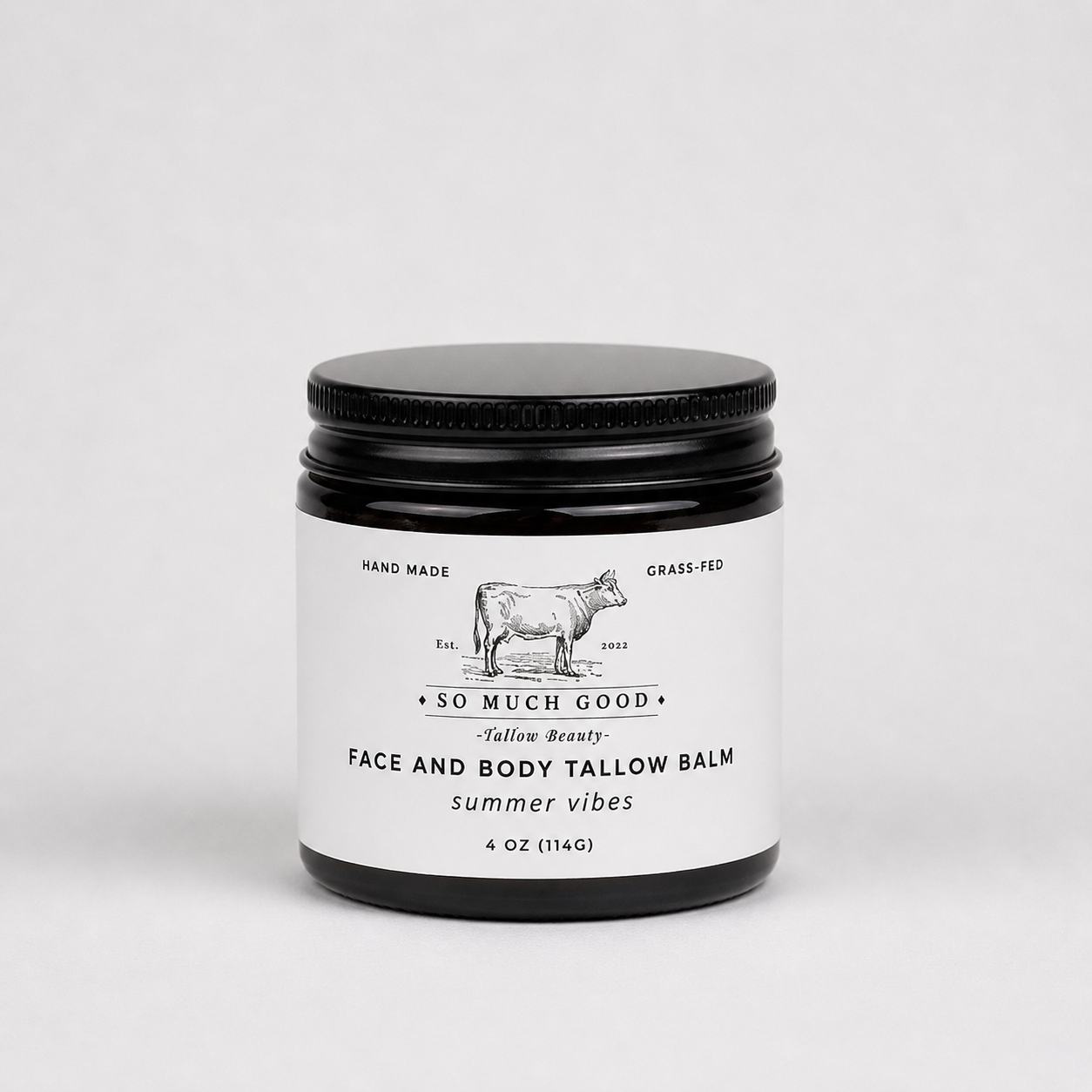 Face and Body Tallow Balm Summer Vibes 1oz, 4oz