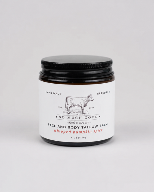 Face and Body Tallow Balm 4oz PUMPKIN SPICE