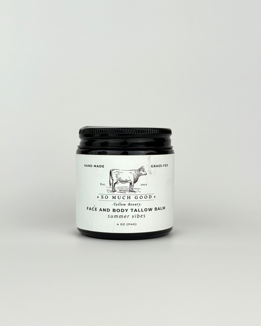 Face and Body Tallow Balm Summer Vibes 4oz